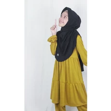 Gamis Paku Payung Anak Modern Dropship