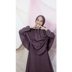 Baju Gamis Couple Ibu Dan Anak One Set Remaja