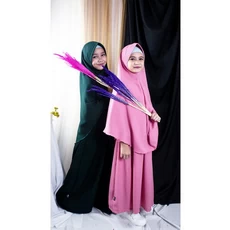 Gamis Anak Kombinasi Syari 8 Tahun