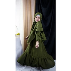 Gamis Anak Niqab 5 Tahun