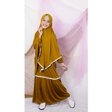 Gamis Anak Warna Hijau Modern Promo