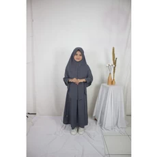 Baju Anak Muslim Perempuan Syari Tanggung