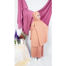 Gamis Putih Anak Perempuan SMP Gratis Ongkir