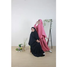 Gamis Couple Anak Dan Ibu Niqab 8 Tahun