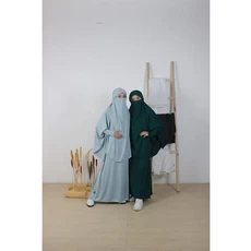 Gamis Couple Anak Ibu Syari 11 Tahun