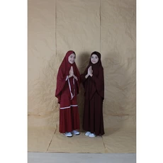 Gamis Anak Bercadar Pesantren 6 Tahun