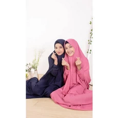 Gamis Putih Anak Perempuan Niqab 6 Tahun