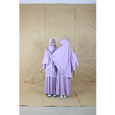 Gamis Anak Ungu Ngaji Reseller