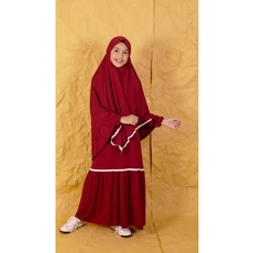 Gamis Anak Jersey Syari Anak Tanggung