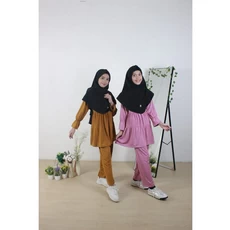 Gamis Katun Anak Lebaran Remaja