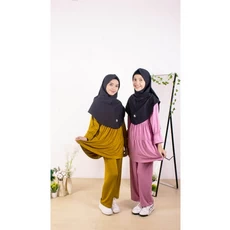 Gamis Anak Warna Hijau SMP Remaja