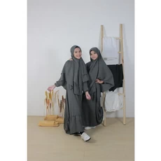 Baju Gamis Couple Ibu Dan Anak Cadar Grosir