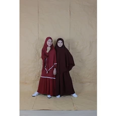 Baju Anak Muslim Niqab 7 Tahun