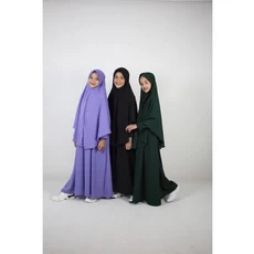 Gamis Anak Jersey Niqab Tanggung