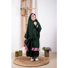 Gamis Anak Syari Cadar Dropship