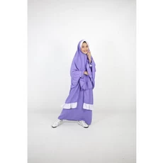 Gamis Cadar Anak Perempuan Polos Anak Tanggung