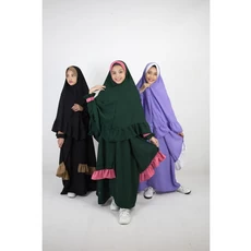 Gamis Anak Bahan Moscrepe TPA Remaja