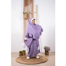 Gamis Jeans Anak Perempuan SetCel ABG