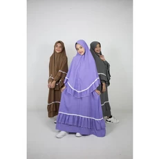 Dress Muslim Anak Perempuan TPA 7 Tahun