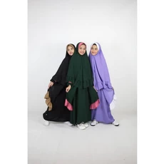 Gamis Anak Rempel Niqab 5 Tahun