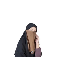 Gamis Anak Warna Biru Elektrik Niqab Reseller