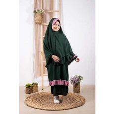 Gamis Ibu Dan Anak Terbaru One Set Grosir