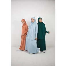 Baju Gamis Couple Anak Dan Ibu TPA Remaja