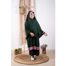 Gamis Anak Kombinasi SetCel Terbaru 2023