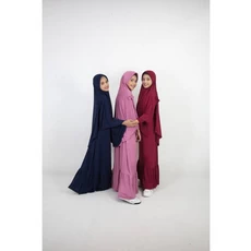 Gamis Anak Warna Navy Modern Dropship