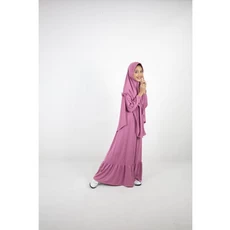 Baju Gamis Anak Niqab Tanggung