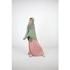 Dress Muslim Anak Perempuan Modern Anak Tanggung