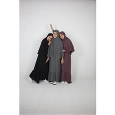 Dress Muslim Anak One Set Tanggung