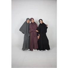Gamis Anak Bahan Wolfis TPA Remaja
