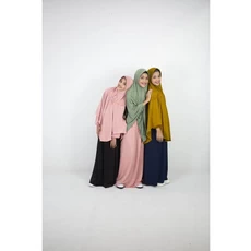 Gamis Anak Ungu Modern Reseller