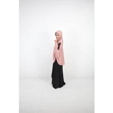 Gamis Hitam Anak Perempuan Ngaji 8 Tahun