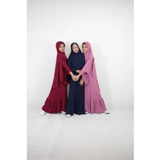 Gamis Anak Pesta SetCel Grosir