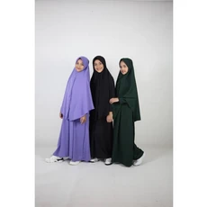 Baju Gamis Couple Ibu Dan Anak Polos 6 Tahun