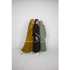 Baju Muslim Couple Ibu Dan Anak Perempuan SMP 10 Tahun