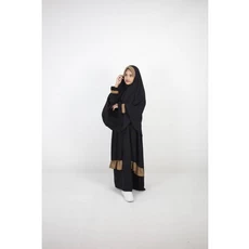 Gamis Anak Wolfis Niqab 10 Tahun