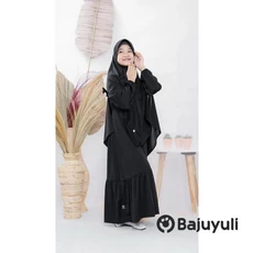 Jual Baju Muslim Anak Perempuan Lucu Syari Umur 7 Tahun