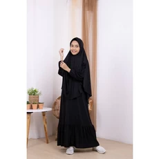 Gamis Jeans Anak Perempuan Niqab Grosir