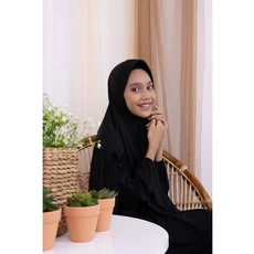 Gamis Anak Warna Putih Pesantren Umur 7 Tahun