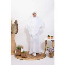 Baju Muslim Anak Putih Putih Cadar Anak Tanggung
