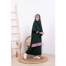 Gamis Anak Bahan Moscrepe SD Ecer