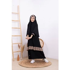 Gamis Jeans Anak Perempuan SD Ecer