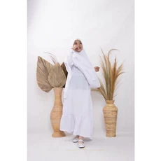 Gamis Anak Putih Ngaji Umur 10 Tahun
