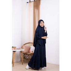 Gamis Jeans Anak Perempuan SMP Umur 5 Tahun