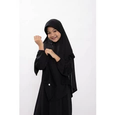 Gamis Anak Hitam Polos Umur 5 Tahun