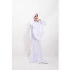 Jual Baju Muslim Anak Perempuan Lucu Putih Ngaji Grosir