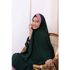 Gamis Anak Warna Navy Cadar Umur 13 Tahun